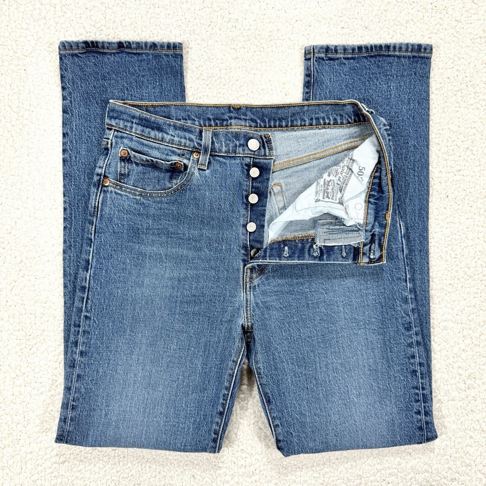 Levi's 501 Original Jeans Women's 30x32 Button Fly Streetwear Grunge Casual